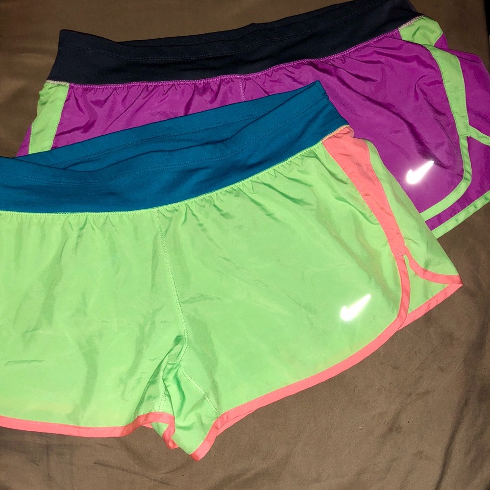 2 pair Nike dri fit shorts